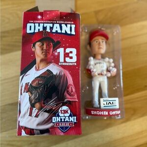 SHOHEI OHTANI Bobblehead 13 Strikeouts Angels SGA 6/22/22 JAE Commemorative NIB